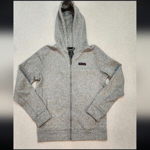 Abercrombie & Fitch Men's  Gray Hoodie Small Embroidered Heather